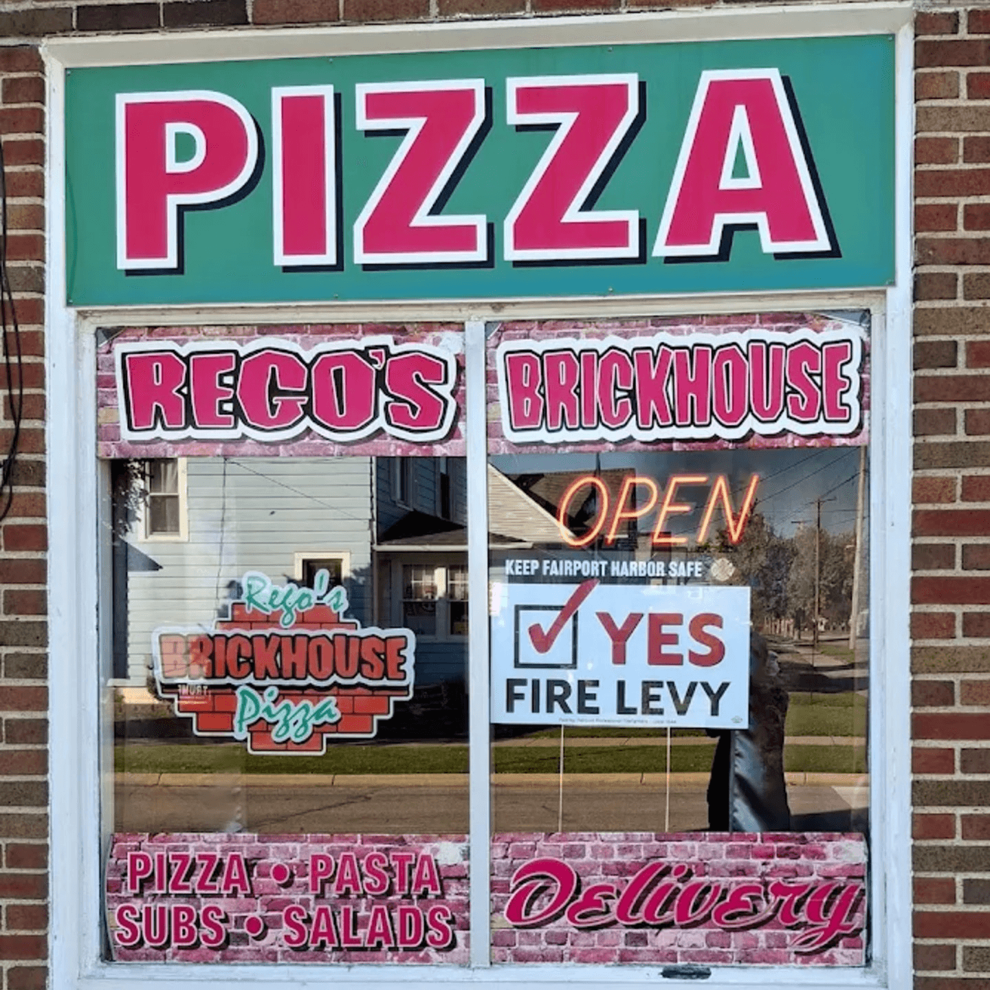  Welcome to Rego’s Brickhouse Pizza