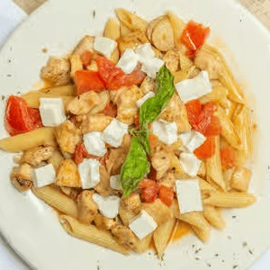 Rigatoni Pollo Caprese Pasta.