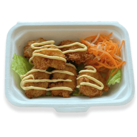 Fried Cajun Shrimps.