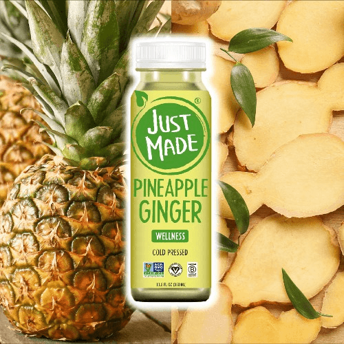 Just Made - Cold Pressed Juices - Pineapple Ginger