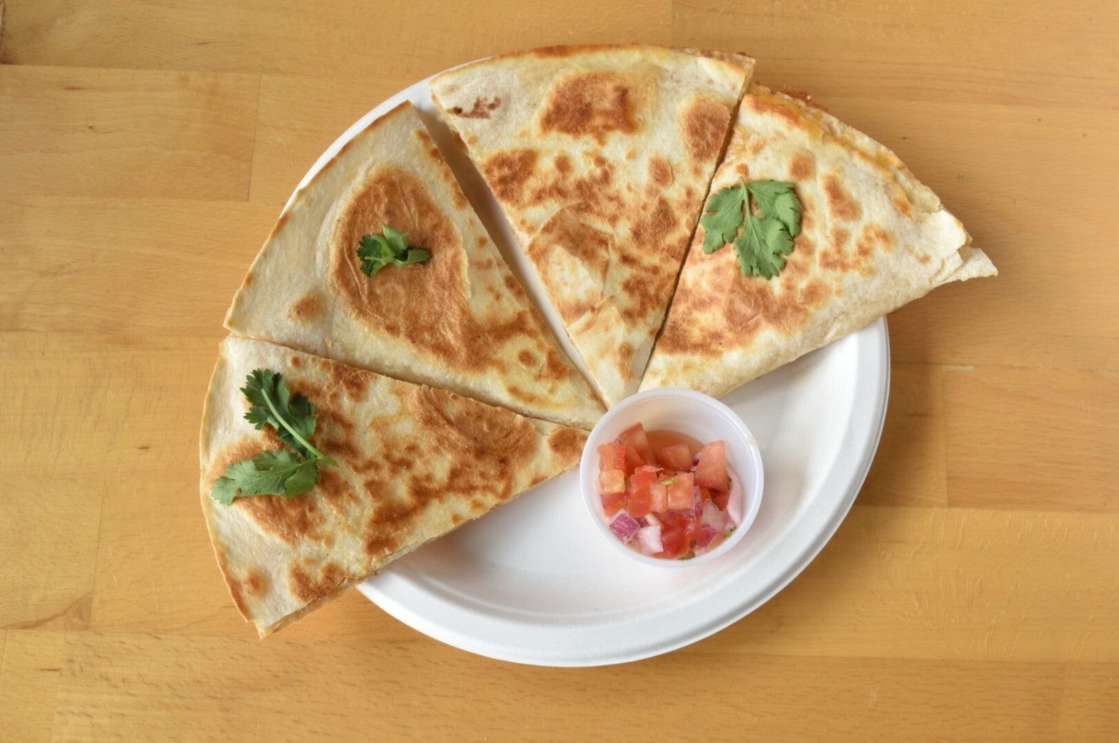 Chicken Quesadilla.