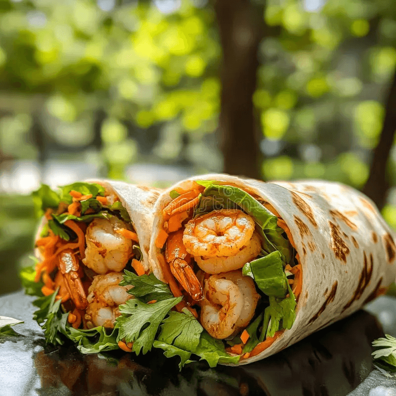 Grilled Shrimp Wrap.