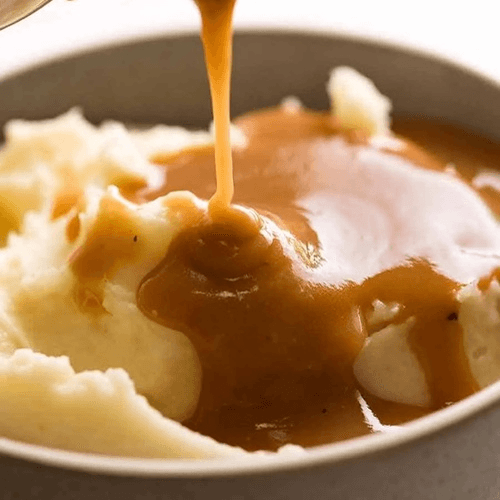 Side Mashed Potatoes with gravy.