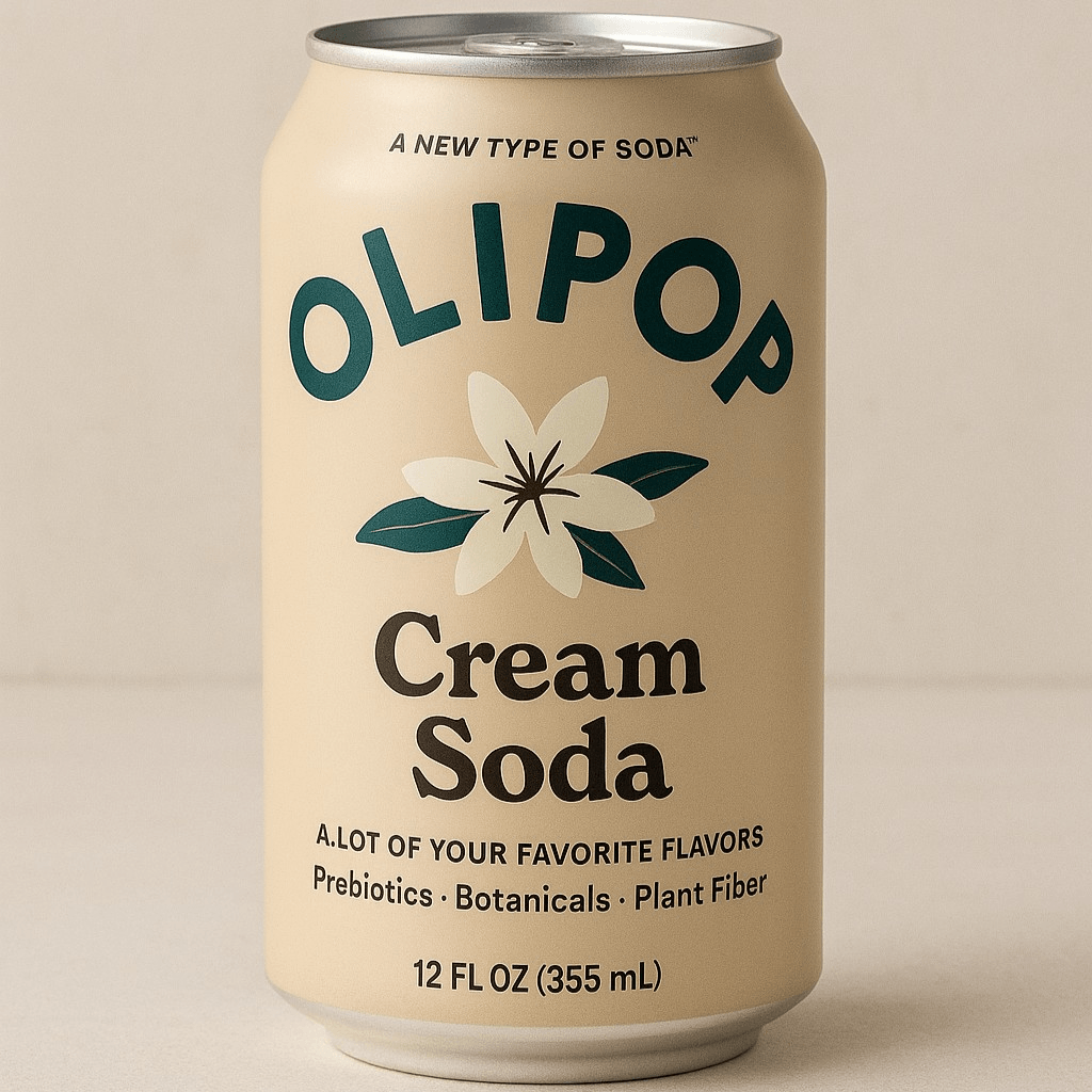 Olipop Cream Soda.