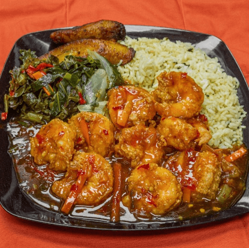 Succulent and Juicy Shrimp Meal.