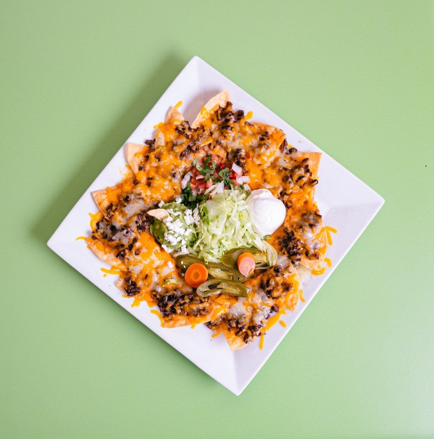 Nachos (Half Order).