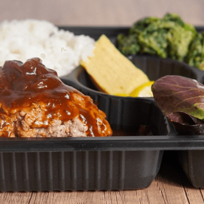 Hamburg Bento　ハンバーグ弁当.
