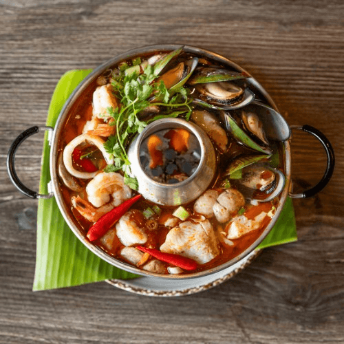 Seafood Tom Yum Noodle.
