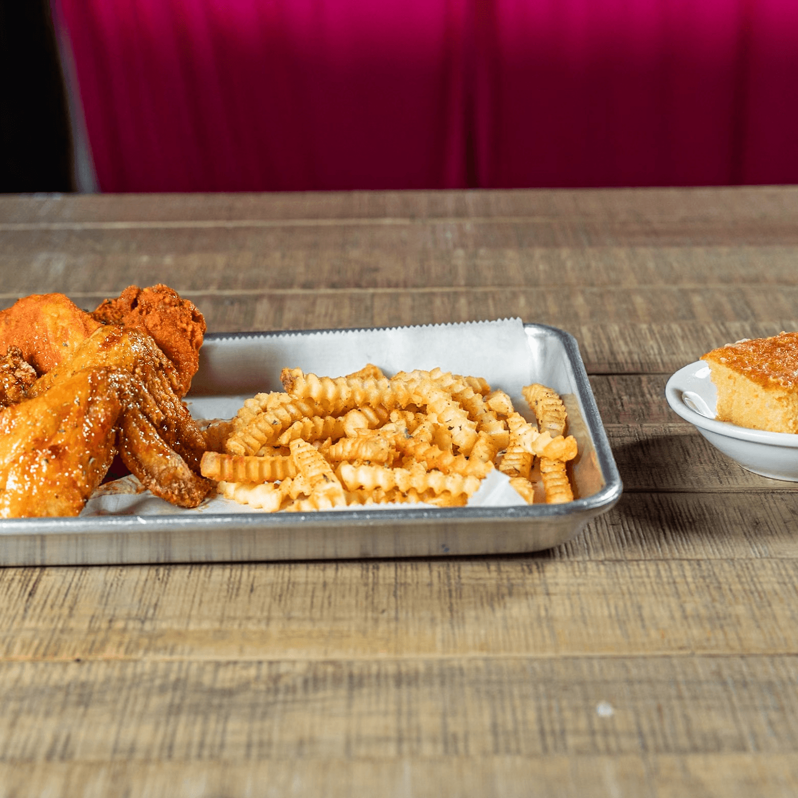 (4) Jumbo Wings & 2 Sides.