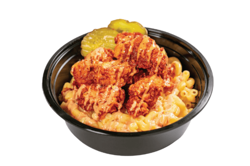 Loaded Tender Mac N Cheese.