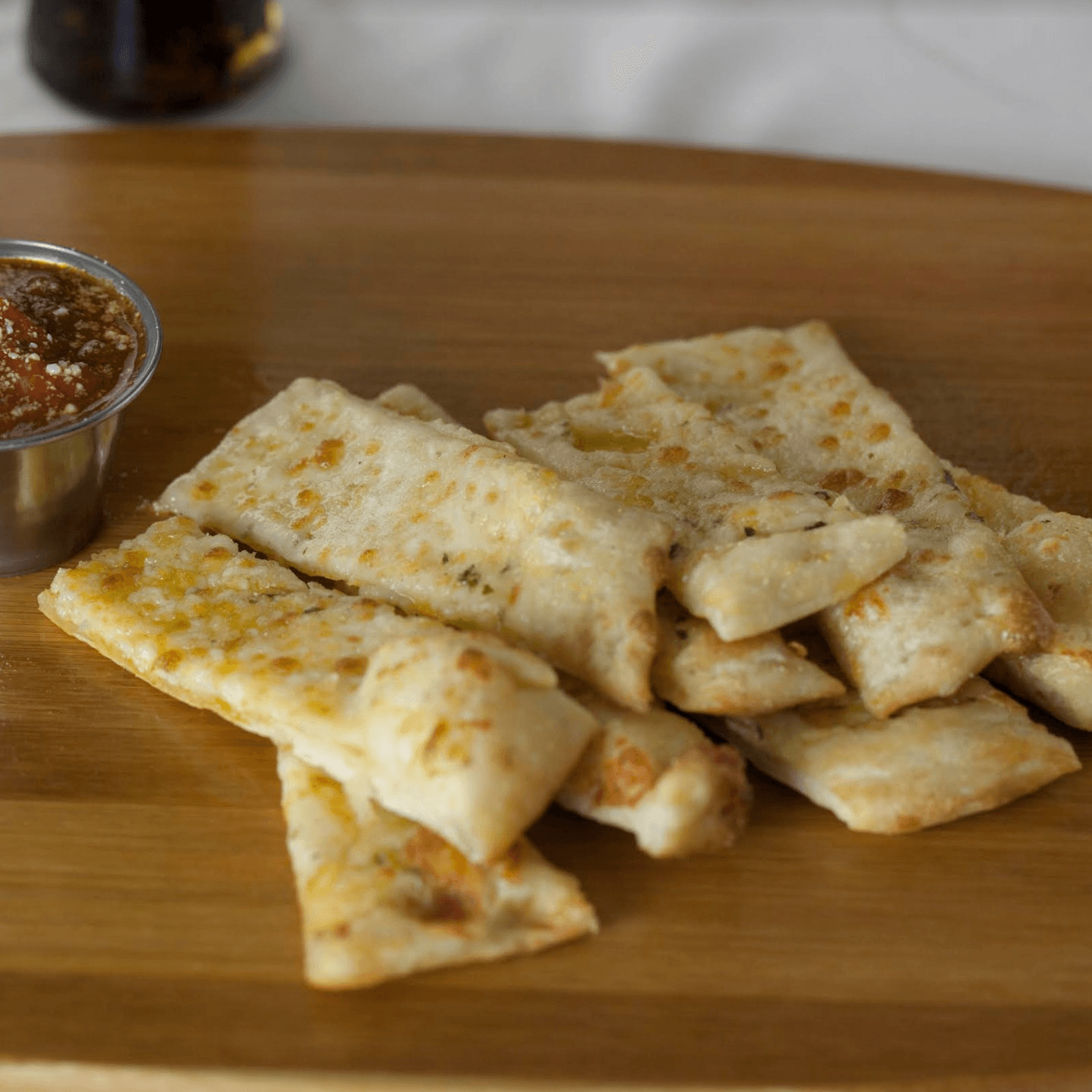 Cheesy Bread Bliss 🥟🧀🍖🍅