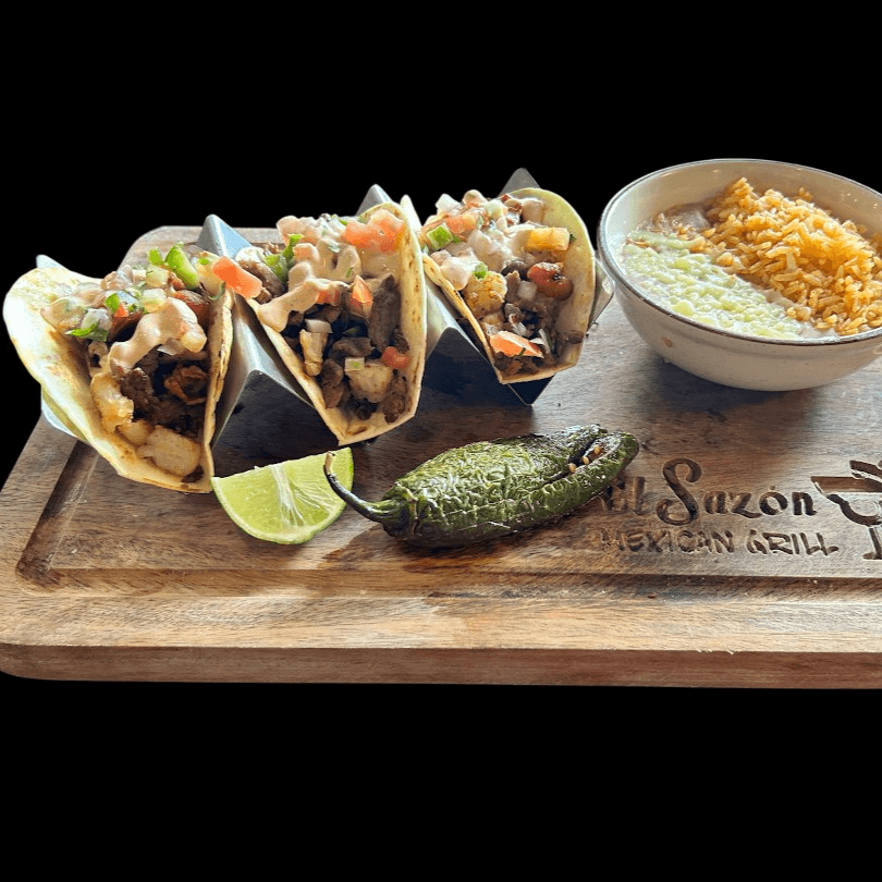 Tacos Al Carbon.