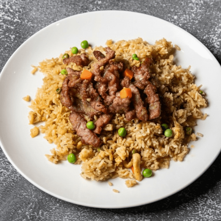 F6. Beef Fried Rice.