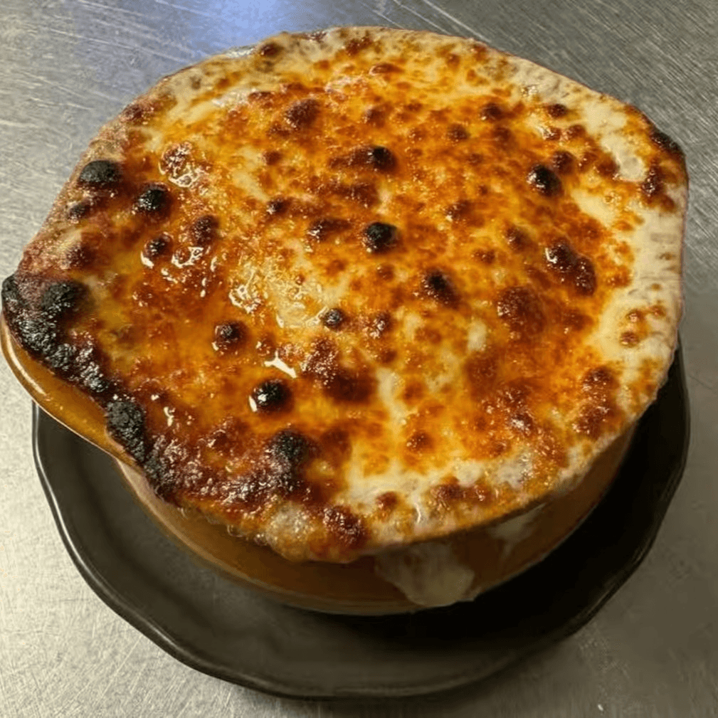Homemade French Onion Soup.