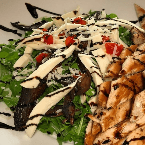 Fresh Mozzarella & Portobello Salad.