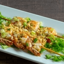 Ap12. Grilled Garlic & Herb Shrimp.