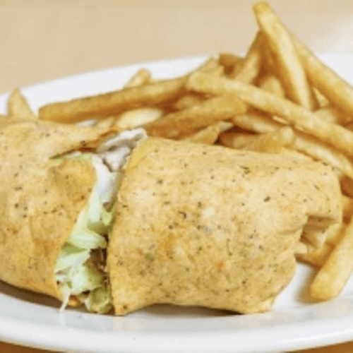 Grilled Zucchini & Corn Wrap.