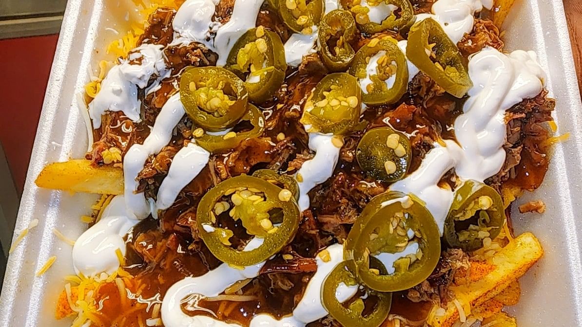 2 Meat Texas Nachos.
