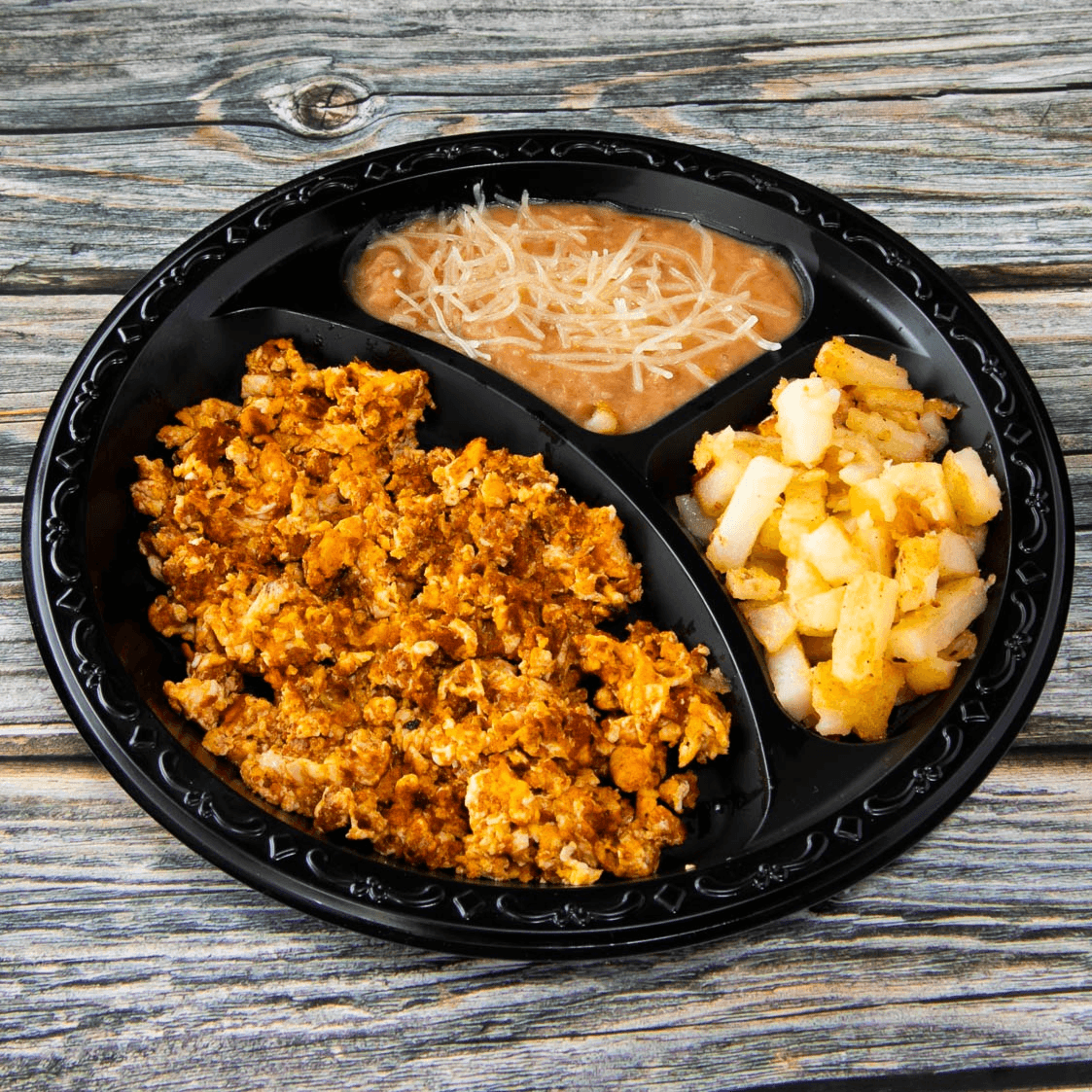 Chorizo and Huevos Meal.