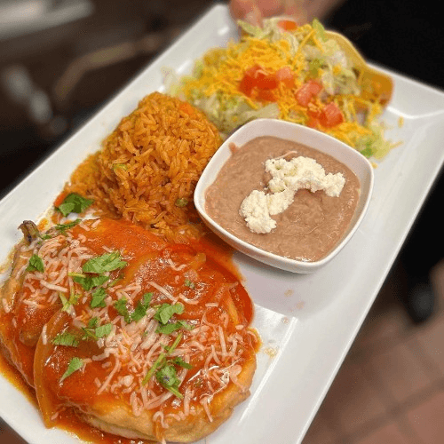 Chile Relleno & Taco.