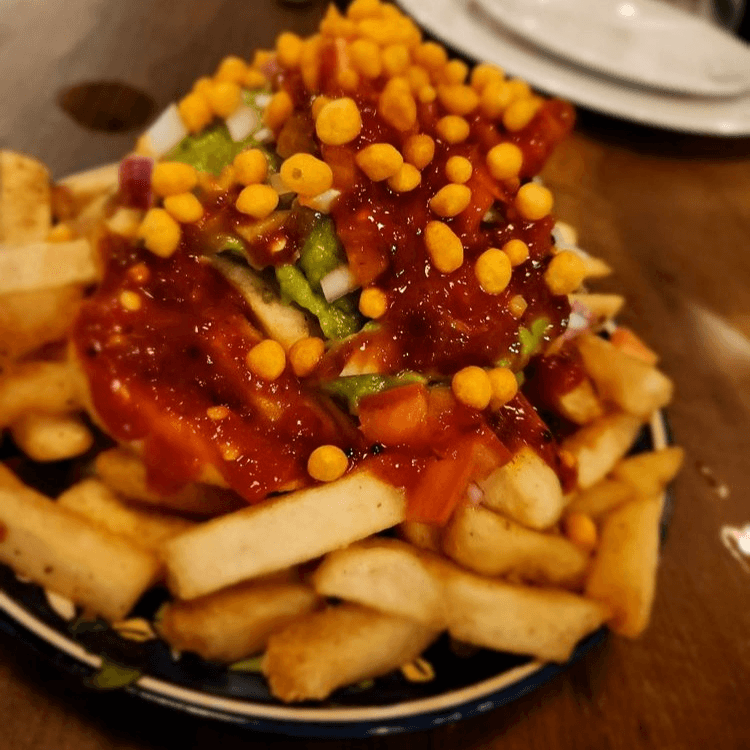 Guacamole tadka fries.