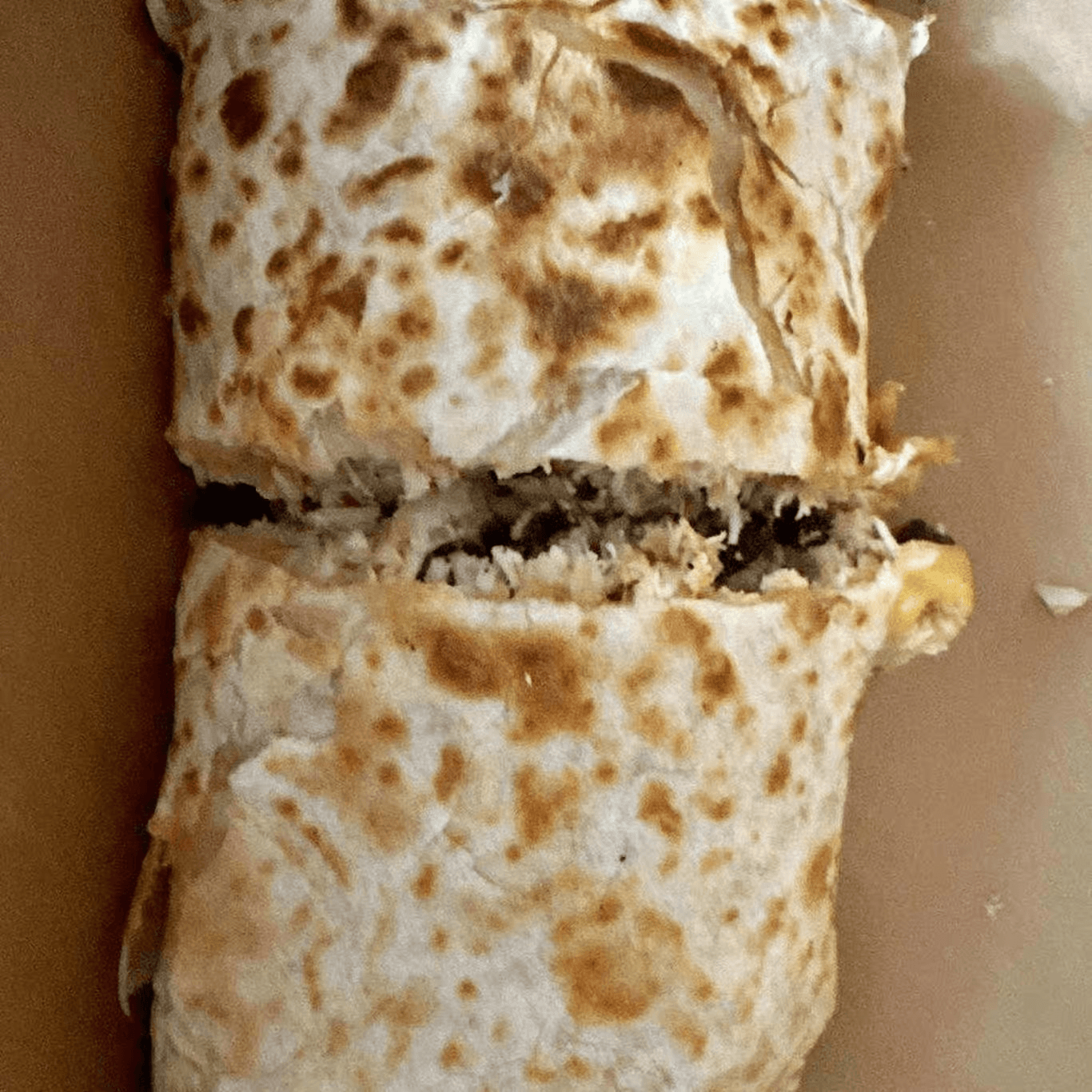 Burrito de pollo.