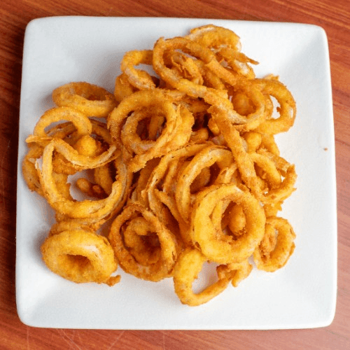 Hand-Cut Onion Rings.