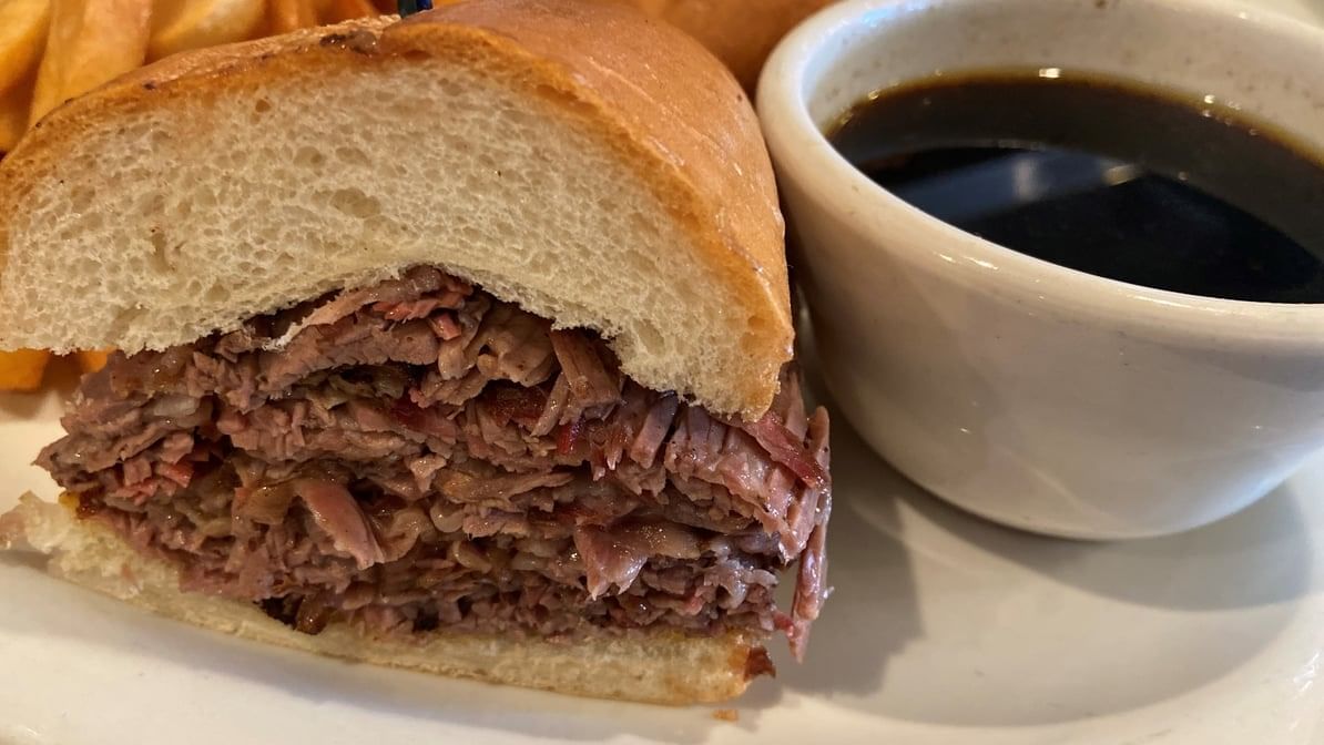 French Dip Sandwich.