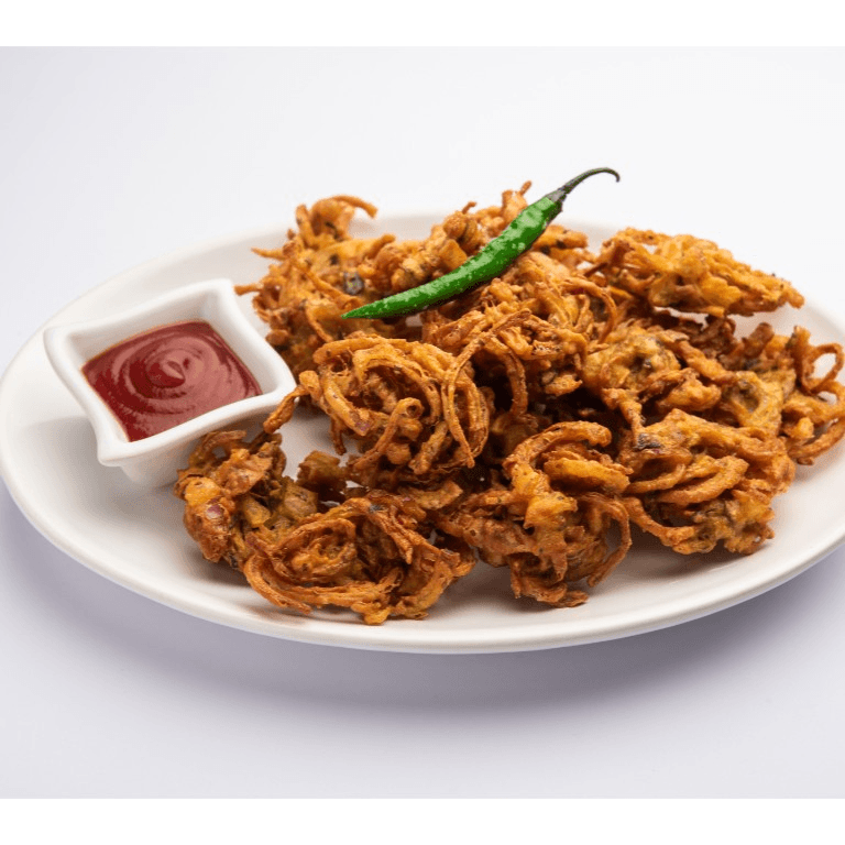 Vegetable pakora.
