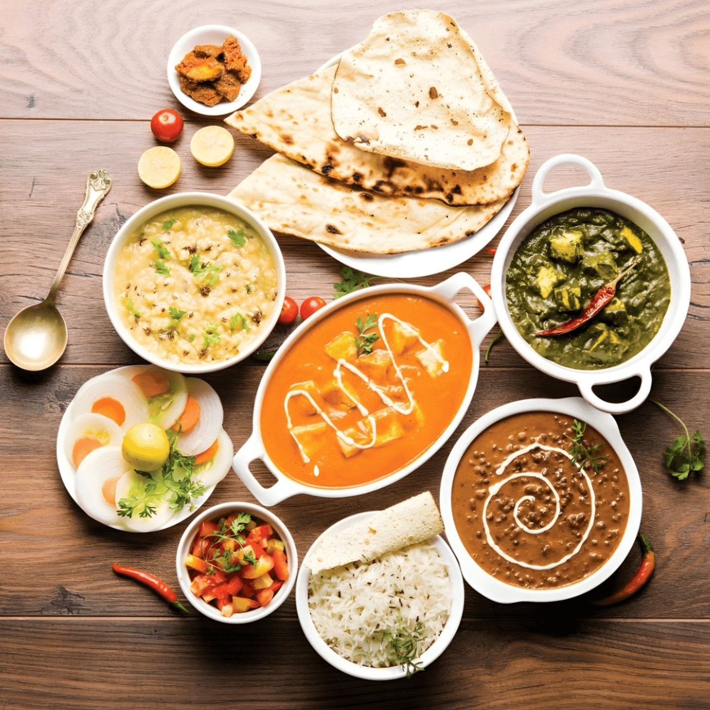 Signature Dishes & Indian Menu