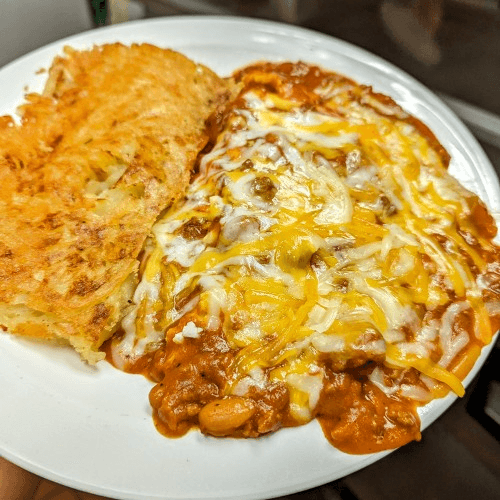 Chili & Cheese Omelette