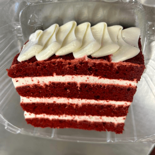 *Becca's Red Velvet Cake Slice.
