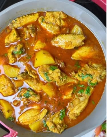 Aloo Chicken.