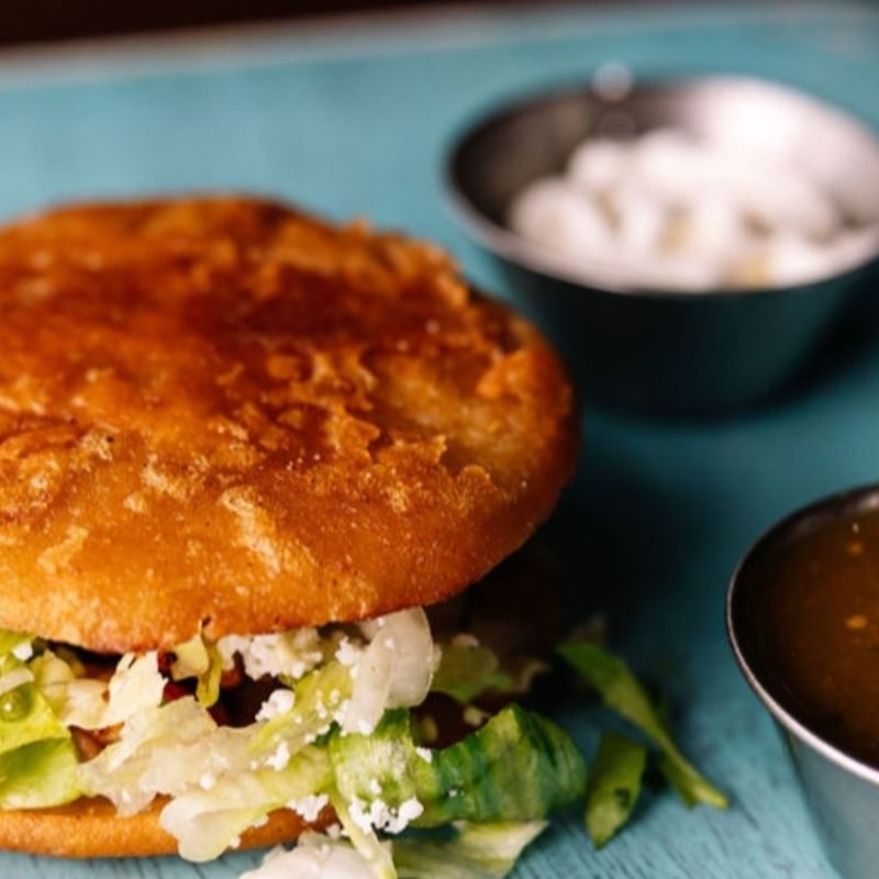 Gordita Chicharron Verde.