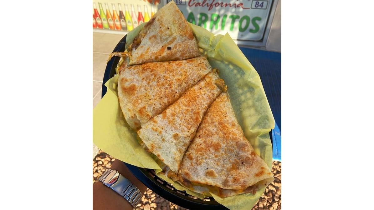 Pollo Asado Quesadilla.