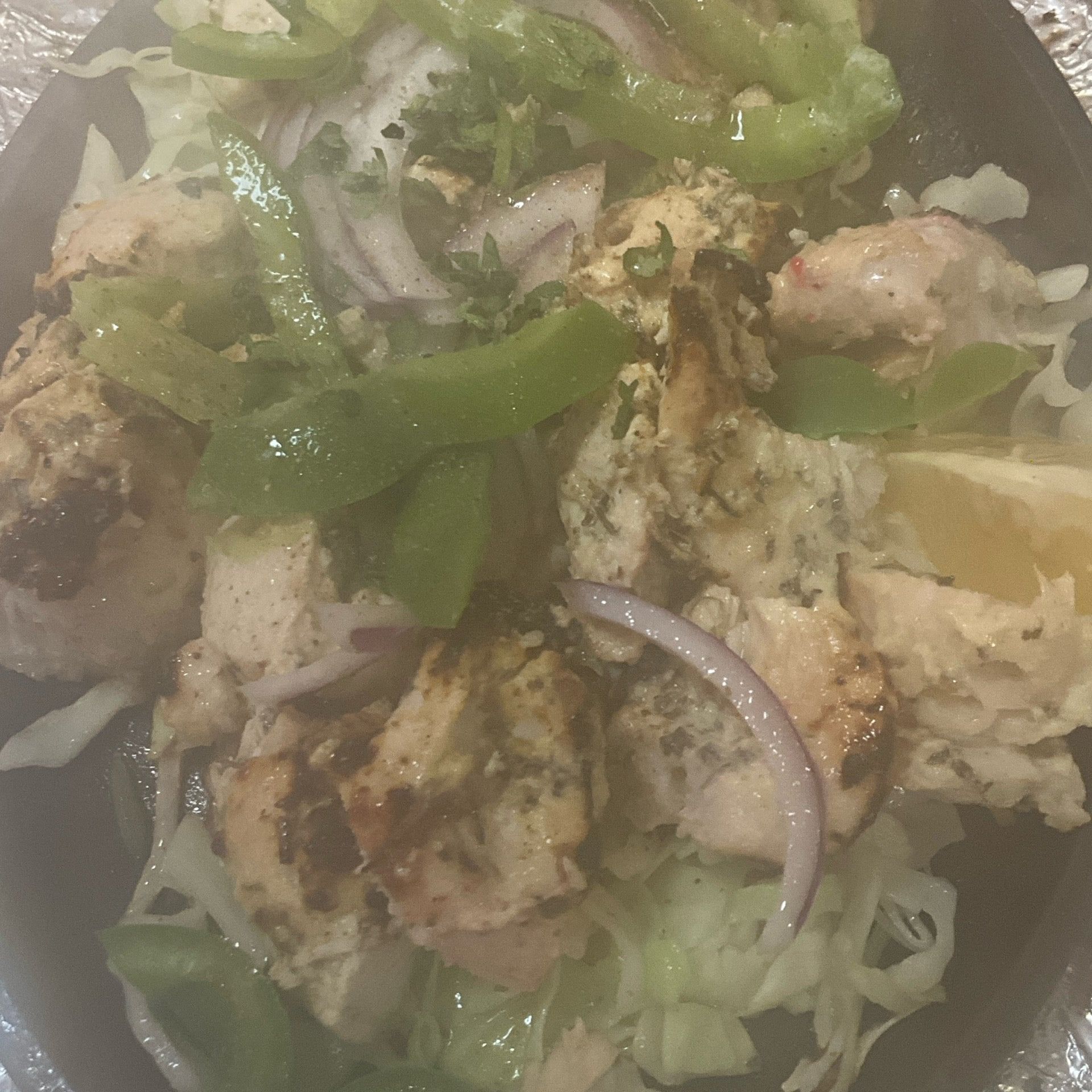 Malai Chicken Kebab.