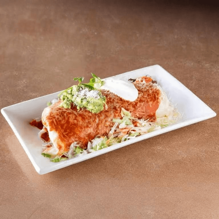 Shrimp Super Famoso Burrito.