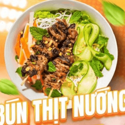 Special Grilled Pork Vermicelli / Bún Thịt Nướng Nem Nướng.