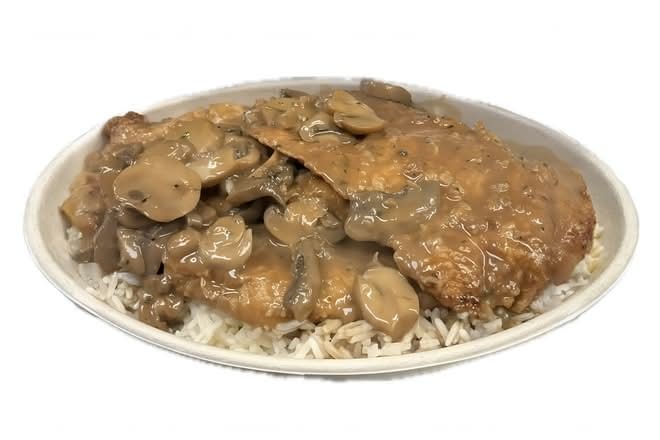 Chicken Marsala Over Rice.