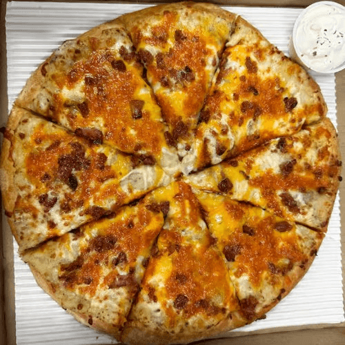 Loaded Potato Pizza.