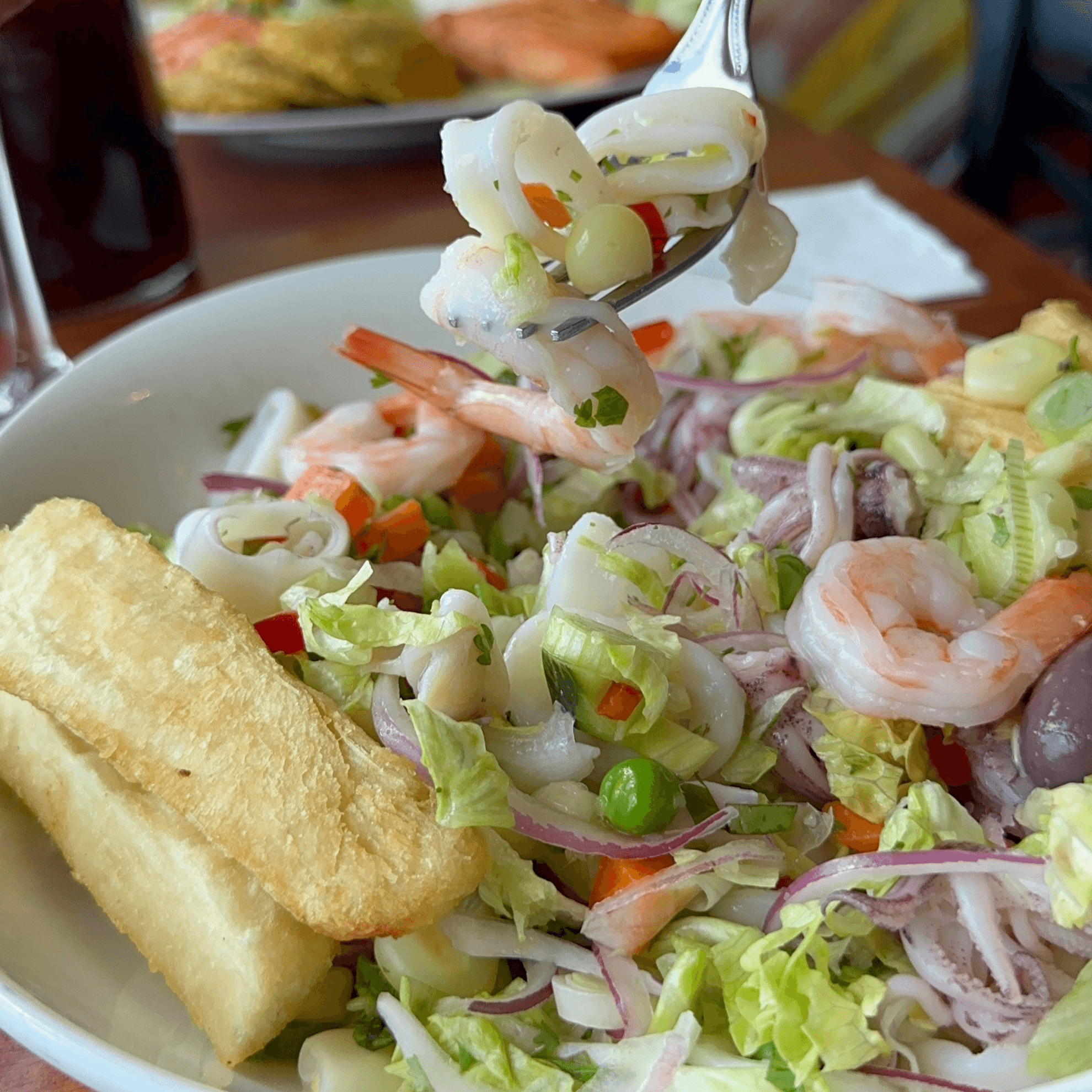 Ensalada De Mariscos.
