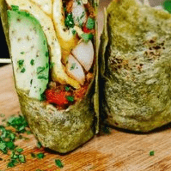 Bam Bam Bacon Burrito.