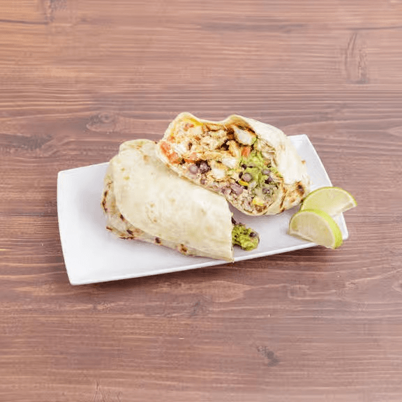 Chili Lime Chicken Burrito.