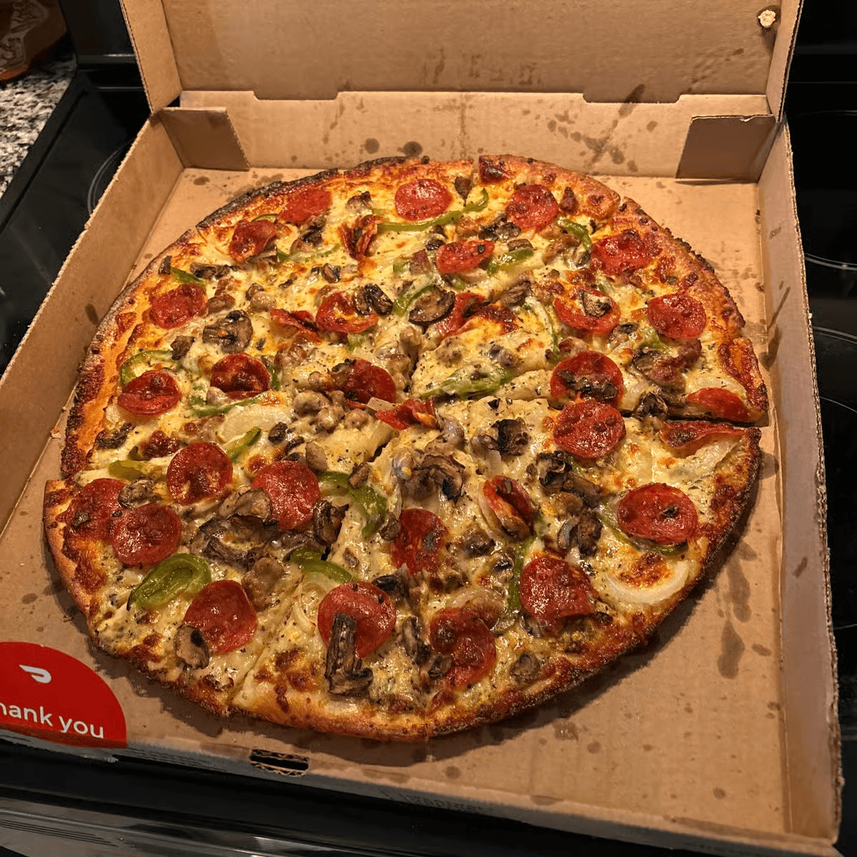 Village Special Pizza.