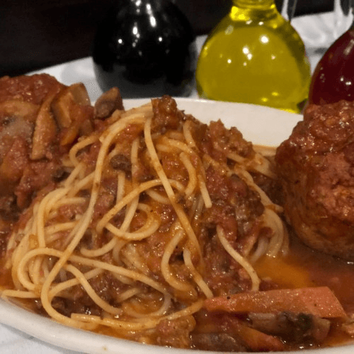 Spaghetti with Meatballs.