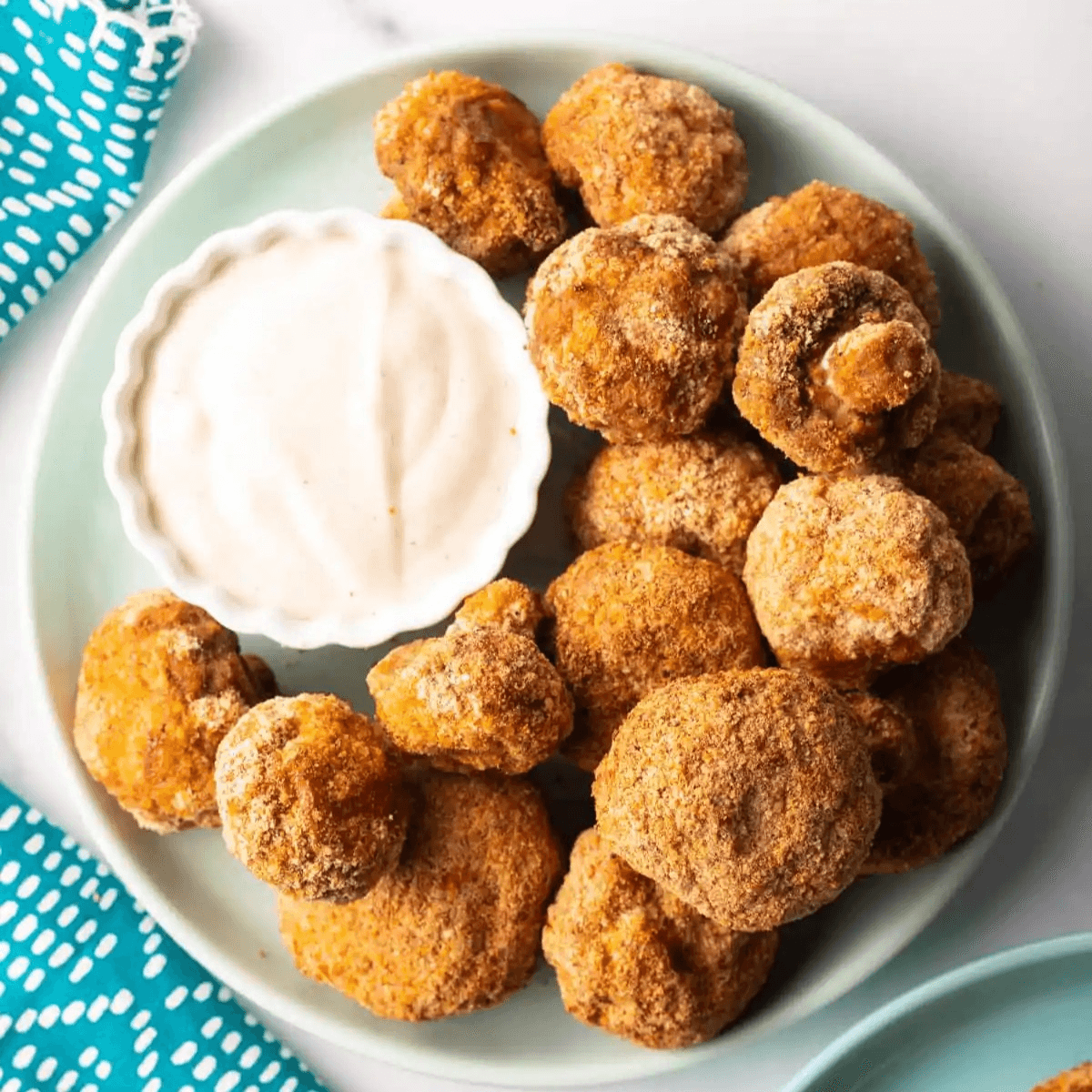 Breaded Mushrooms.