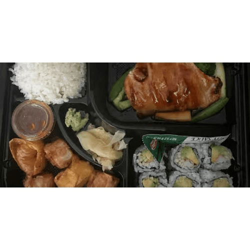 Salmon Teriyaki Bento Box.