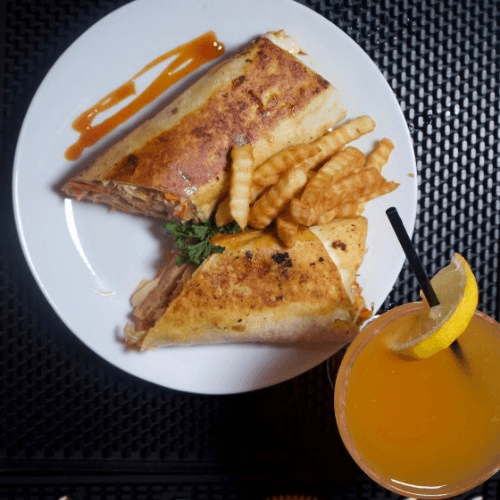 Nigerian Chicken Shawarma.