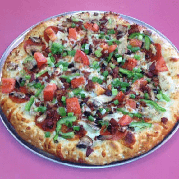 Garlic Supreme Pizza.