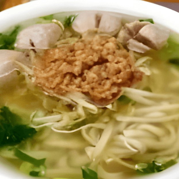 Taiwanese Meatball Noodles 貢丸湯麵.